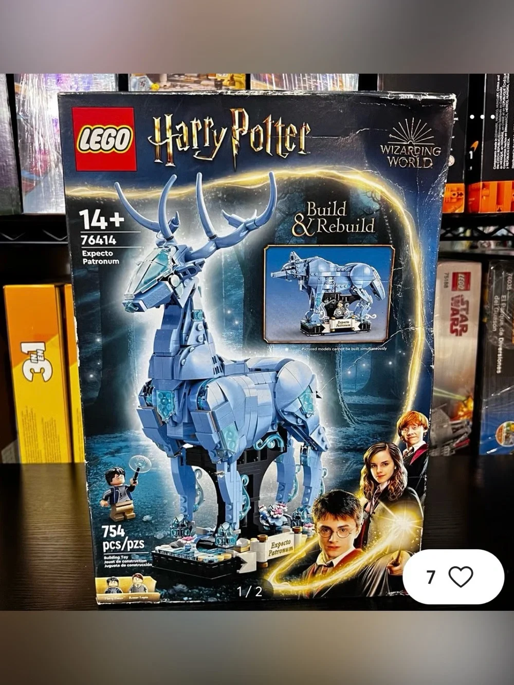 LEGO 76414 Harry Potter Expecto Patronum Building Set Retired